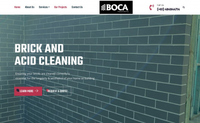 bocapressurecleaning.com.au screenshot