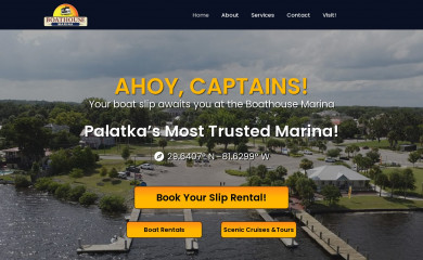 boathousemarina.com screenshot
