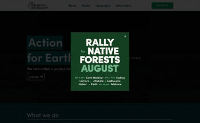 bobbrown.org.au screenshot