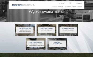bogner-edelstahl.pl screenshot