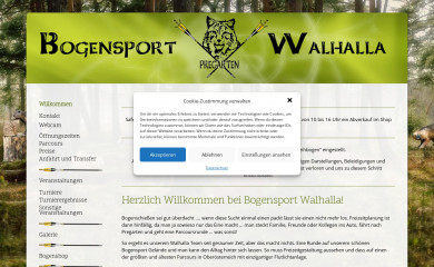 bogensport-walhalla.at screenshot