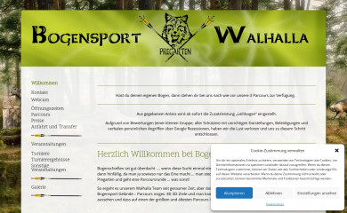 bogensport-walhalla.at screenshot