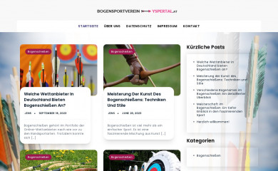 bogensportverein-yspertal.at screenshot