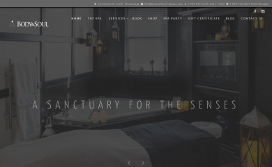 bodyandsoul-dayspa.com screenshot