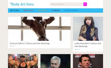 bodyartguru.com screenshot
