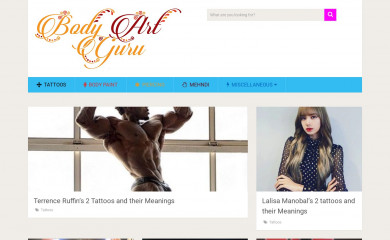 bodyartguru.com screenshot