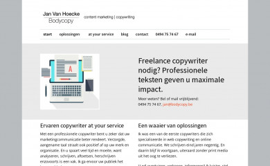 bodycopy.be screenshot