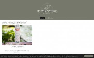 bodyennature.nl screenshot