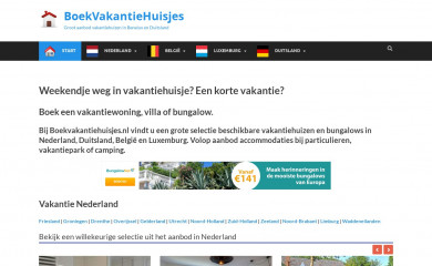 boekvakantiehuisjes.nl screenshot