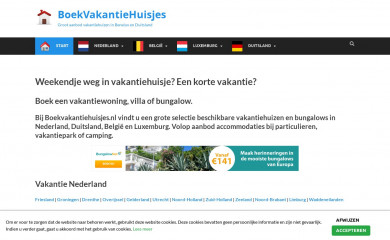 boekvakantiehuisjes.nl screenshot
