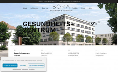 boka-architektur.de screenshot