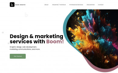 boom-creative.com screenshot