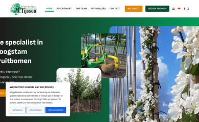 boomkwekerijtijssen.com screenshot