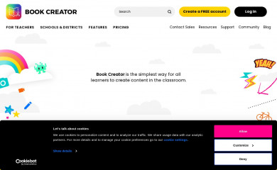bookcreator.com screenshot