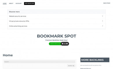 https://www.bookmarkspot.com/ screenshot