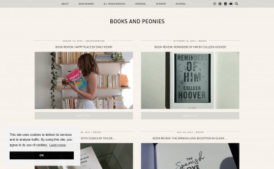 booksandpeonies.com screenshot