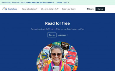 bookshare.org screenshot