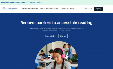 bookshare.org screenshot