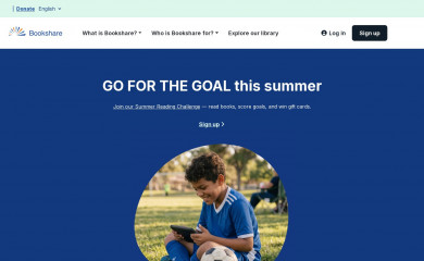 bookshare.org screenshot