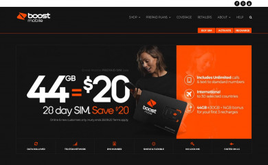 boost.com.au screenshot