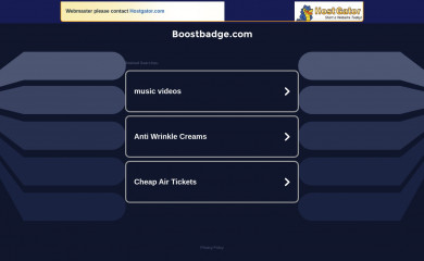 boostbadge.com screenshot