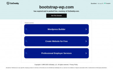 WP Bootstrap 4 screenshot