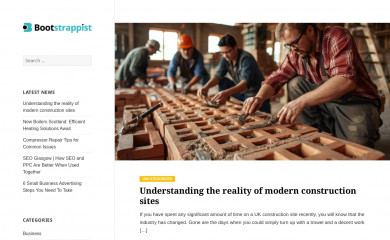 bootstrappist.com screenshot
