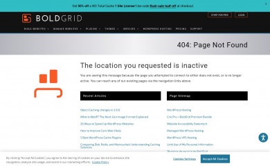 http://www.boldgrid.com/wedge screenshot