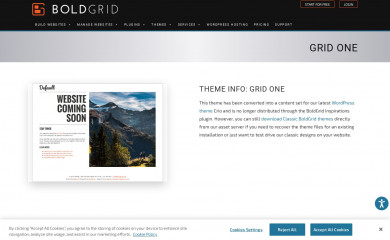 http://www.boldgrid.com/grid-one screenshot