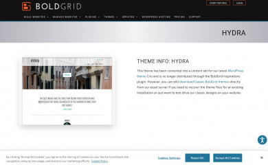 https://www.boldgrid.com/hydra screenshot