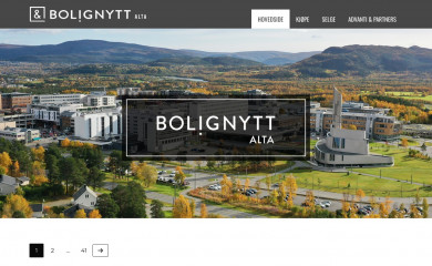bolignyttalta.no screenshot