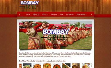 bombaygrilltx.com screenshot