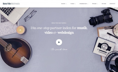bonafidemultimedia.dk screenshot
