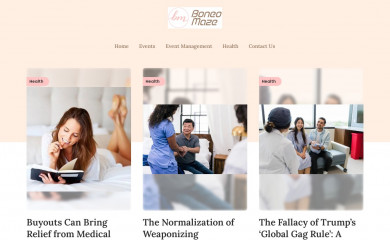 boneomaze.com.au screenshot