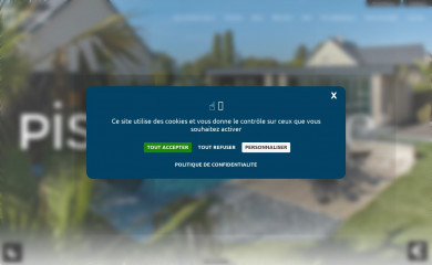 bonheur-piscines.fr screenshot