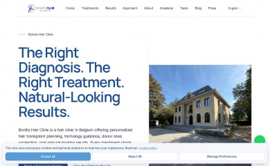 bonitahairclinic.com screenshot
