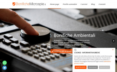 bonifiche-microspie.it screenshot