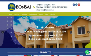 bonsai.com.pa screenshot