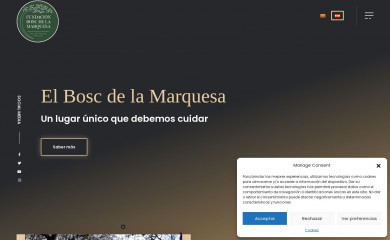 boscdelamarquesa.org screenshot
