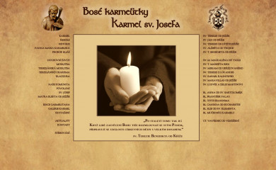 bosekarmelitky.cz screenshot