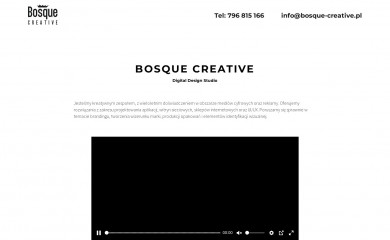http://www.bosque-creative.pl screenshot