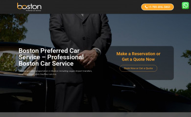 bostonpreferredcarservice.com screenshot