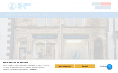 bordervets.co.uk screenshot