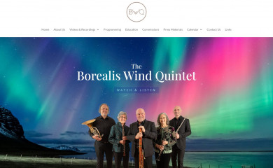 borealiswindquintet.com screenshot