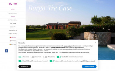 borgotrecase.it screenshot