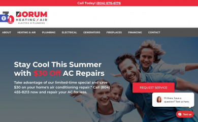 borumhvac.com screenshot