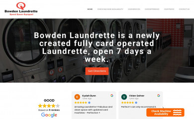 bowdenlaundrette.com.au screenshot