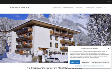 botenwirt-hinterthal.at screenshot