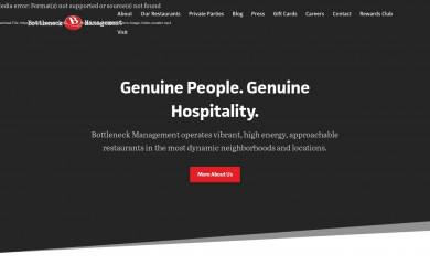 bottleneckmgmt.com screenshot