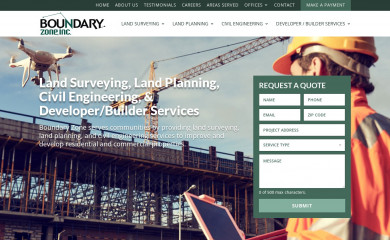boundaryzone.com screenshot